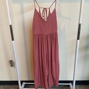 Tie back flowy jumpsuit